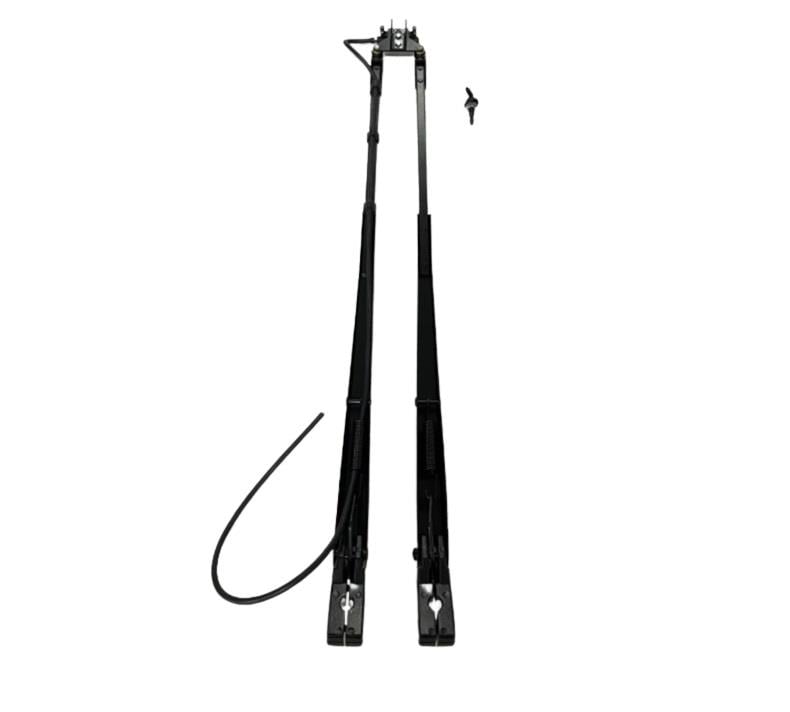 SİLECEK KOLU ÇİFTLİ ANA KOL+YARDIMCI KOL GRUBU (6 MM/17 MM BRAKETLİ-FISKİYELİ) (DÜZ FREZE) 700 MM