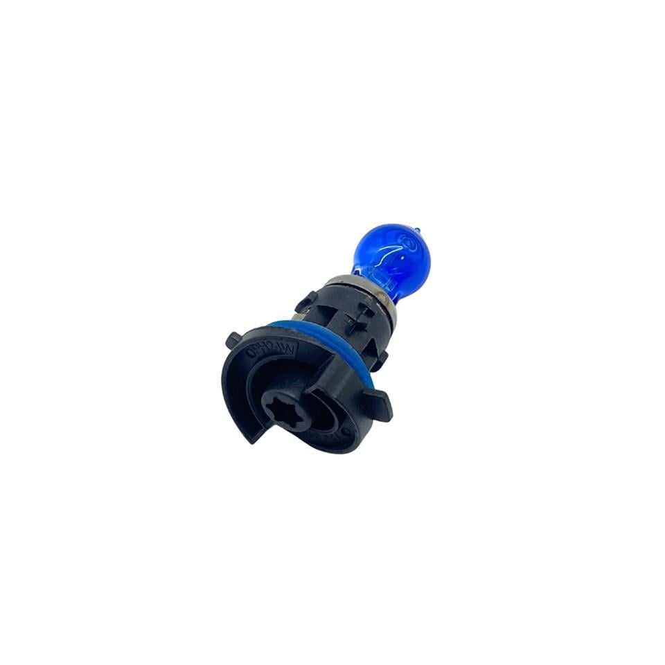 PREMIUM 12V GÜNDÜZ SÜRÜŞ AMPULÜ SOKETLİ 24W (MAVİ CAM BEYAZ IŞIK)