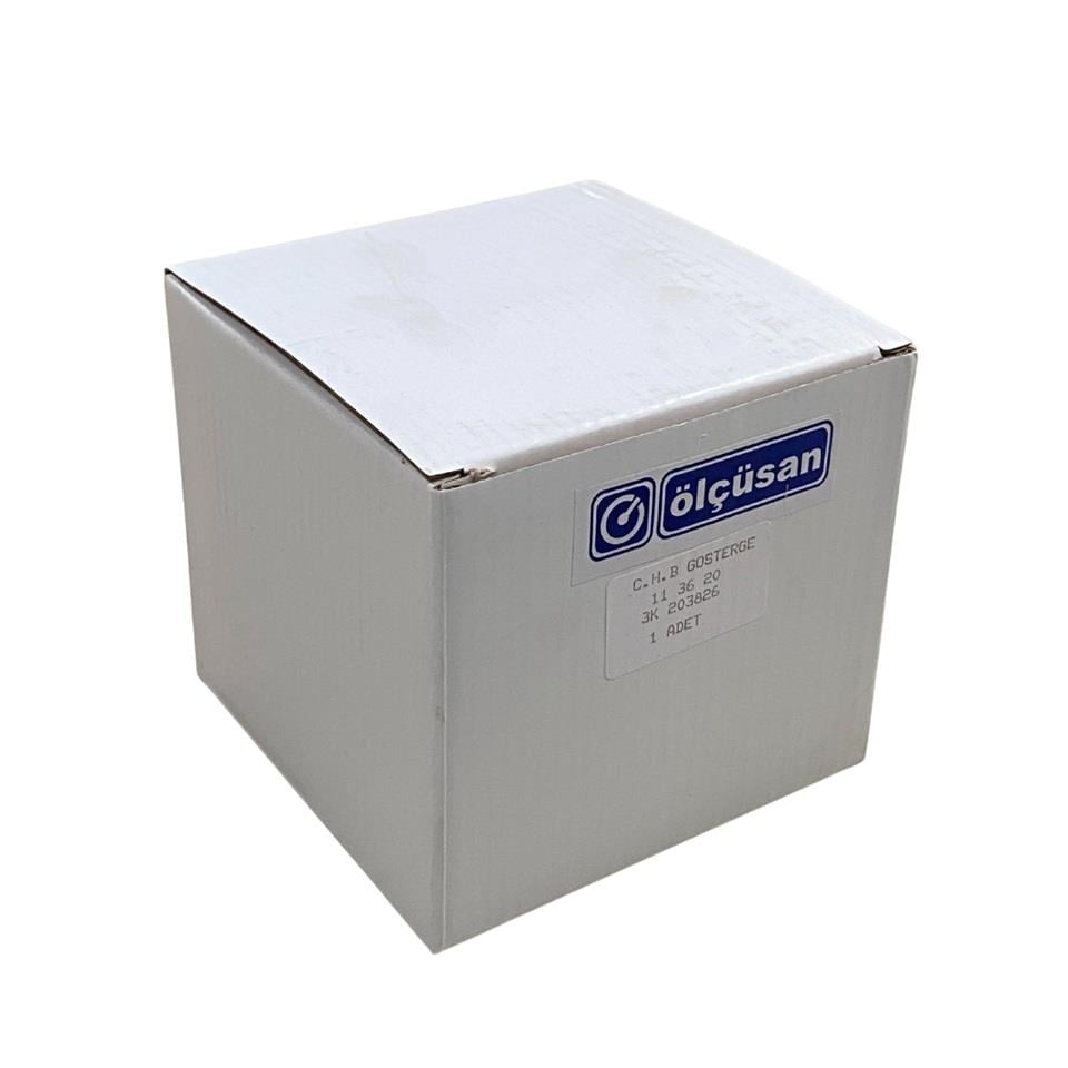 ÖLÇÜSAN HAVA SAATİ 10 BAR MEKANİK (ÇİFT REKORLU BORULU TİP) (ÇİFTLİ) (ÖN-ARKA) (80 MM)