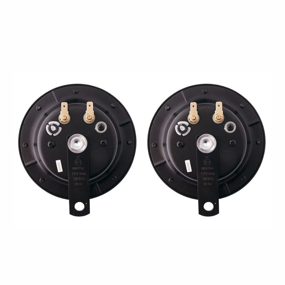 HELLA 12V DİDİT KORNA 310/380 HZ SÜPERTON (SİYAH) (TAKIM)