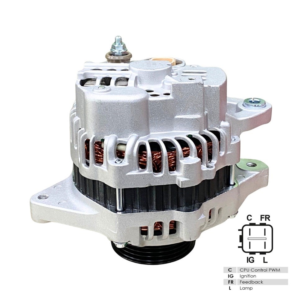 12V ALTERNATÖR DİNAMO 80 A (C-IG-FR-L) (4 FİŞ) HONDA CITY/CIVIC/JAZZ