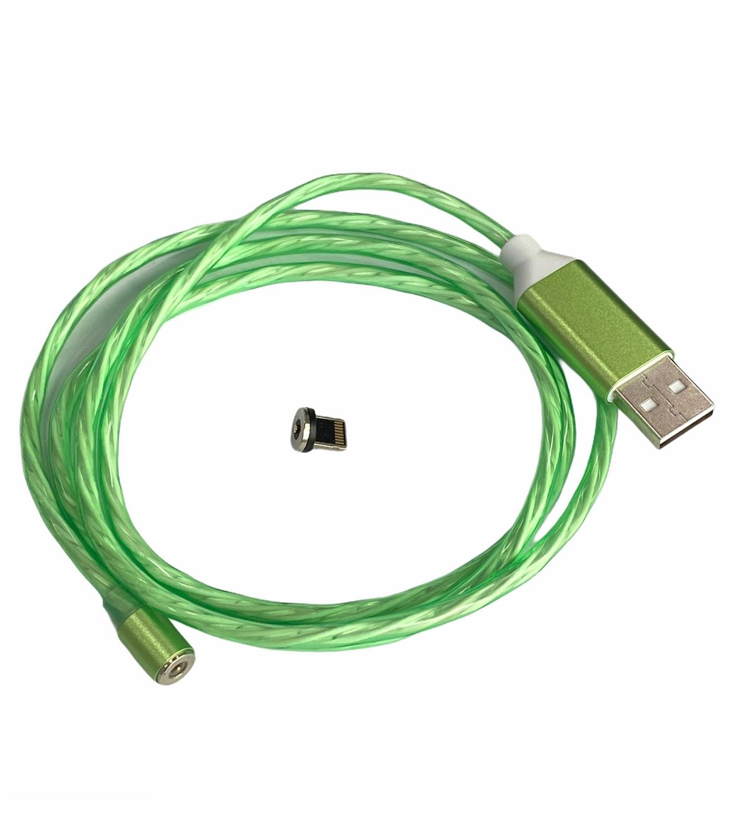 TELEFON ŞARJ KABLOSU IPHONE (MIKNATISLI) (IŞIKLI)