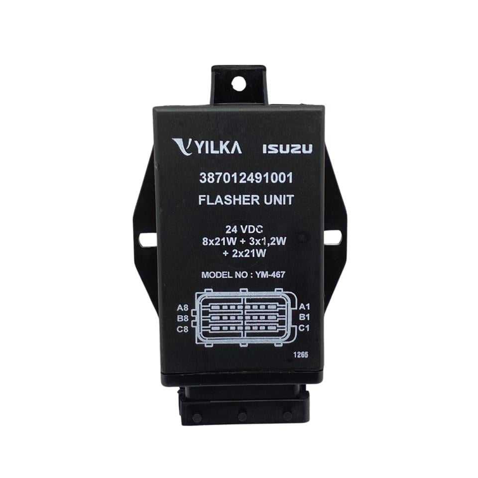 YILKA 24V FLAŞÖR 24 UÇLU (8 x 21W + 2 x 21W) ISUZU