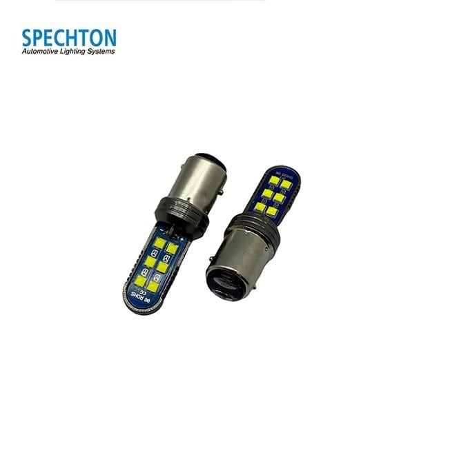 10V-80V 12 LEDLİ 6W 6000K BEYAZ (MARİNE DİREK AMPULÜ) (BAY15d) (ŞAŞI TIRNAK) (2 AD)