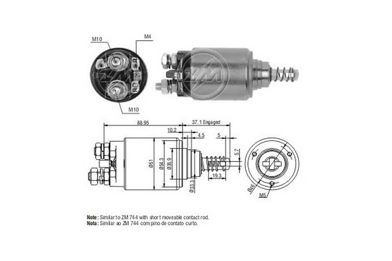 ZM 12V MARŞ OTOMATİĞİ BOSCH TİPİ BMM SOL