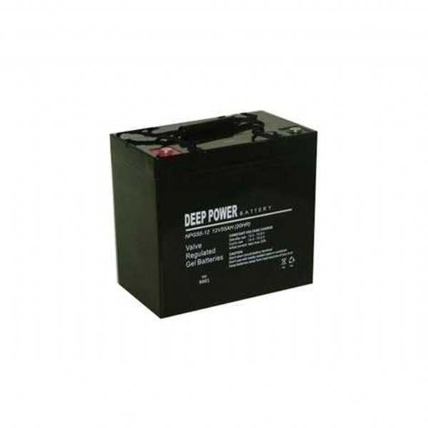DEEPPOWER 12V 55 AH ENGELLİ ARAÇ AKÜSÜ JEL (230*138*229) (NPGD 55-12)