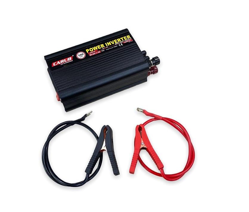 12V DC > 220V AC İNVERTER 500W (MODİFİYE) (USB ÇIKIŞLI-MAŞALI)
