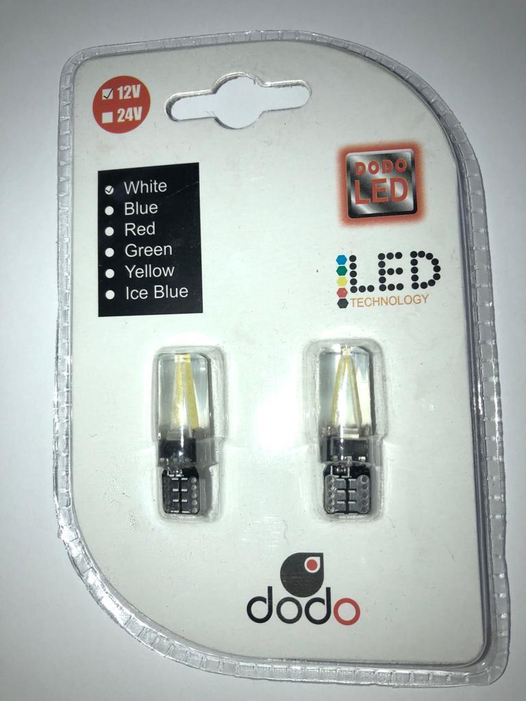 12V DİPSİZ FLAMENT AMPUL T10 BEYAZ (2 AD)
