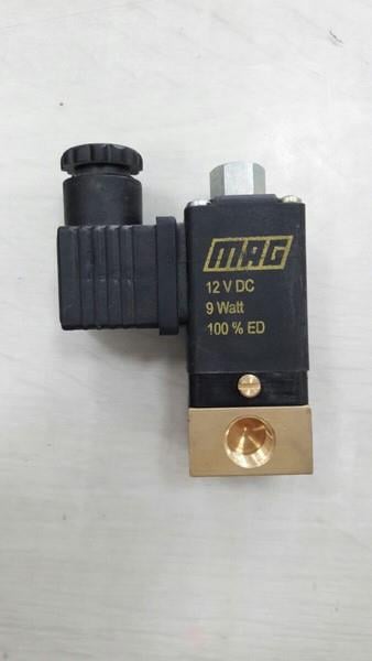 12V DC TEKLİ BOBİN (VALF) 9W 1/4