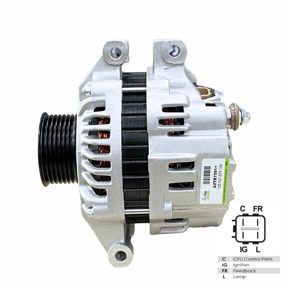 12V ALTERNATÖR DİNAMO MITSUBISHI TİPİ 70 A (C-IG-FR-L) (4 FİŞ) HONDA CR-V II/FR-V/STREAM