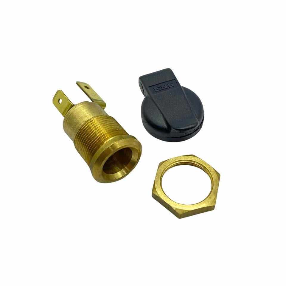 ÇAKMAK SOKETİ (ENERJİ SOKETİ) (KAPAKLI) (EUROPE GİRİŞ 12 MM)