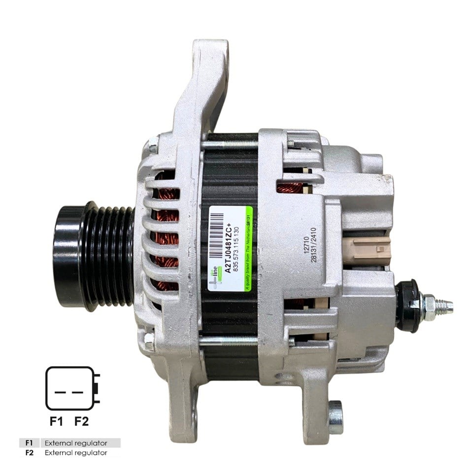 12V ALTERNATÖR DİNAMO MITSUBISHI TİPİ 115 A (2 FİŞ) (F1 F2) CHRYSLER-DODGE-JEEP