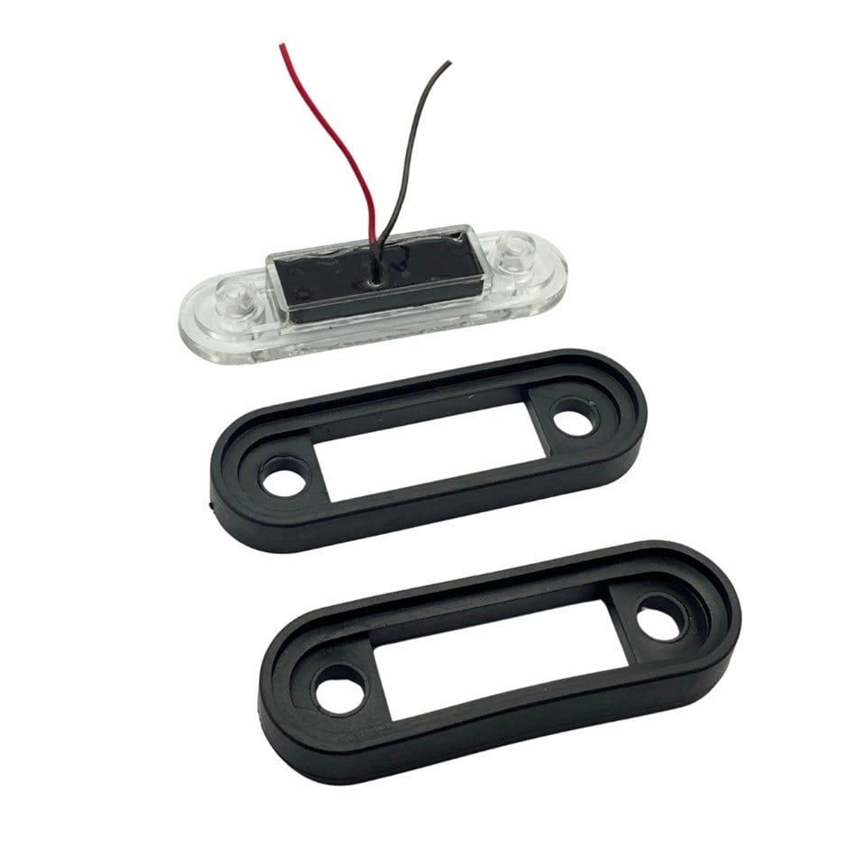 12V-24V PARMAK LAMBA 4-LEDLİ (KIRMIZI) (85*28 MM)