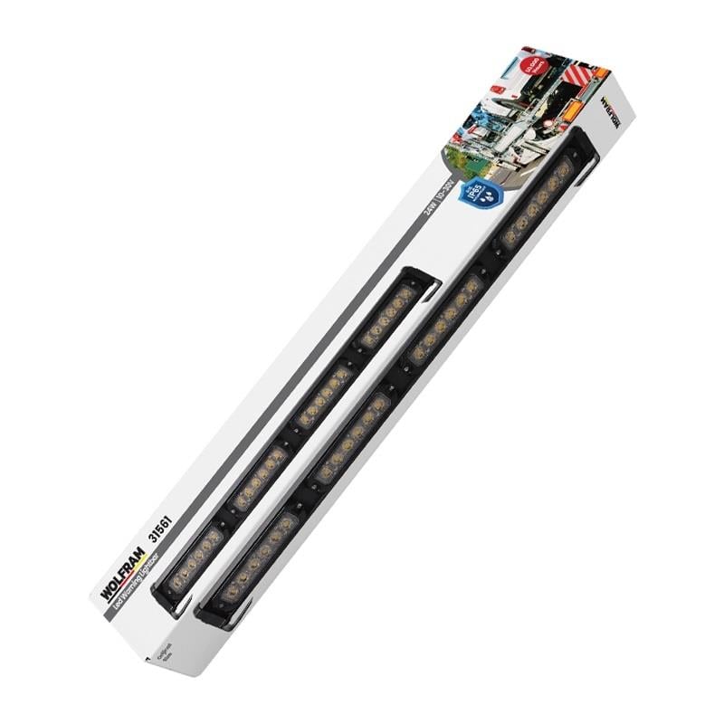 WOLFRAM 10V-30V LED BAR OFF-ROAD SARI (14 FONKSİYONLU) (ÇAKAR TEPE LAMBA) (61 CM) E9 GERMANY 