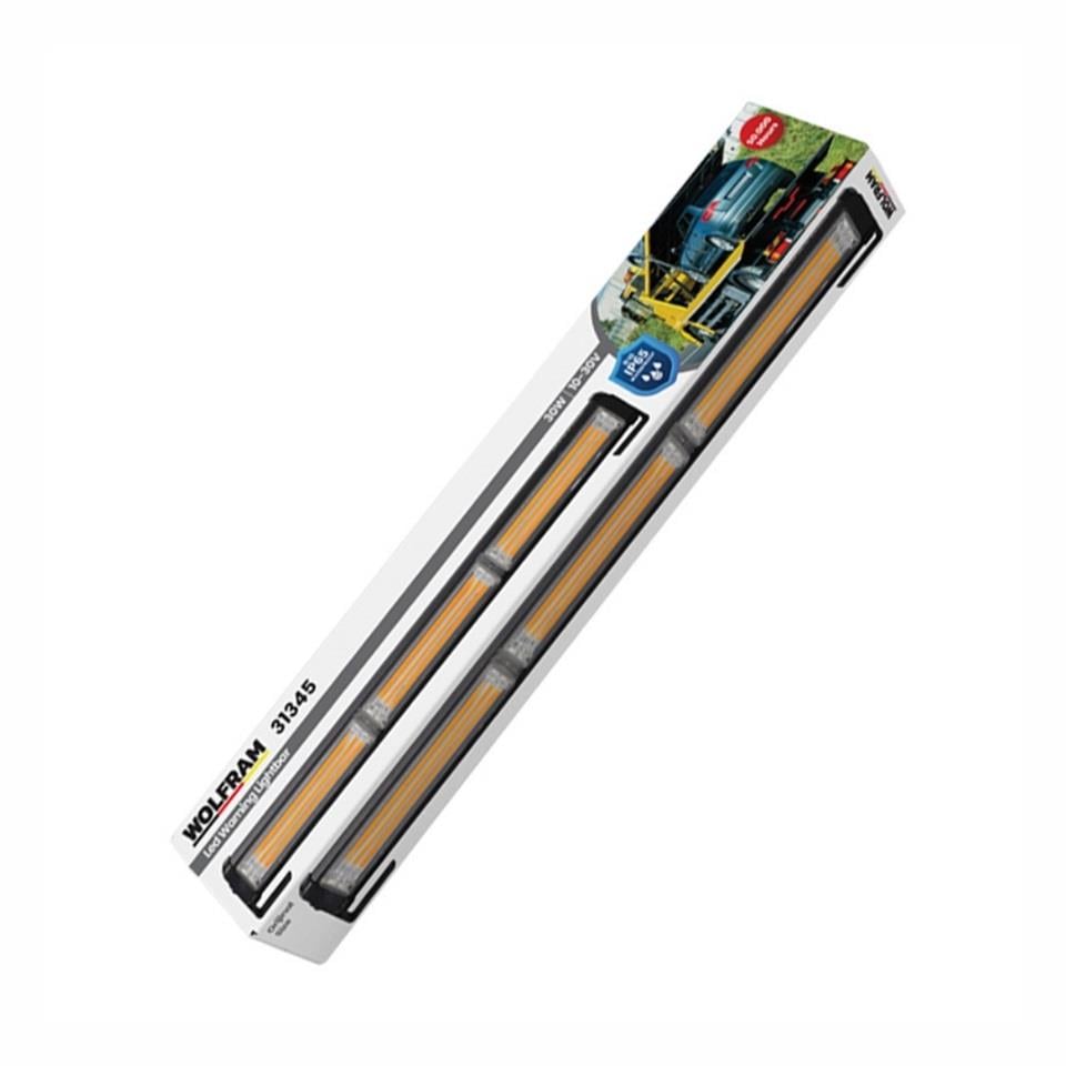 WOLFRAM 10V-30V LED BAR OFF-ROAD SARI (14 FONKSİYONLU) (ÇAKAR TEPE LAMBA) (45 CM) E9 GERMANY 