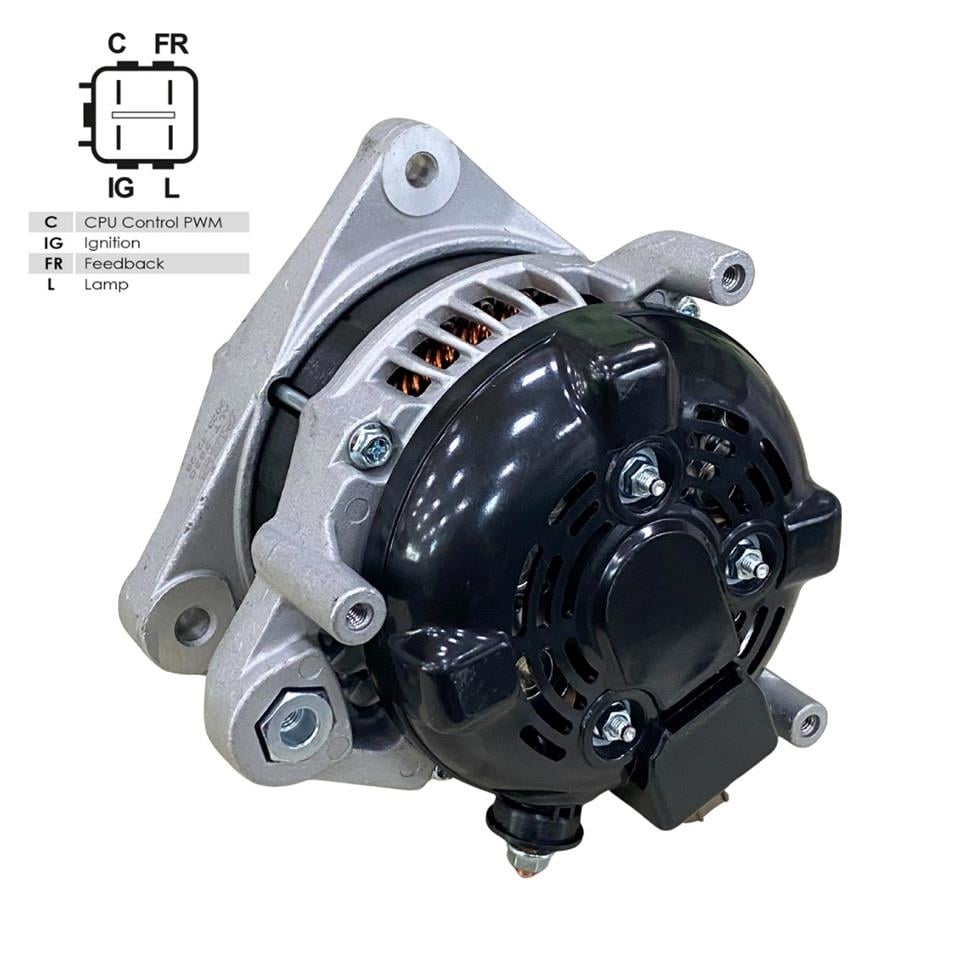 12V ALTERNATÖR DİNAMO 130 A (C-IG-FR-L) (4 FİŞ) HONDA ACCORD/CR-V 2007 >