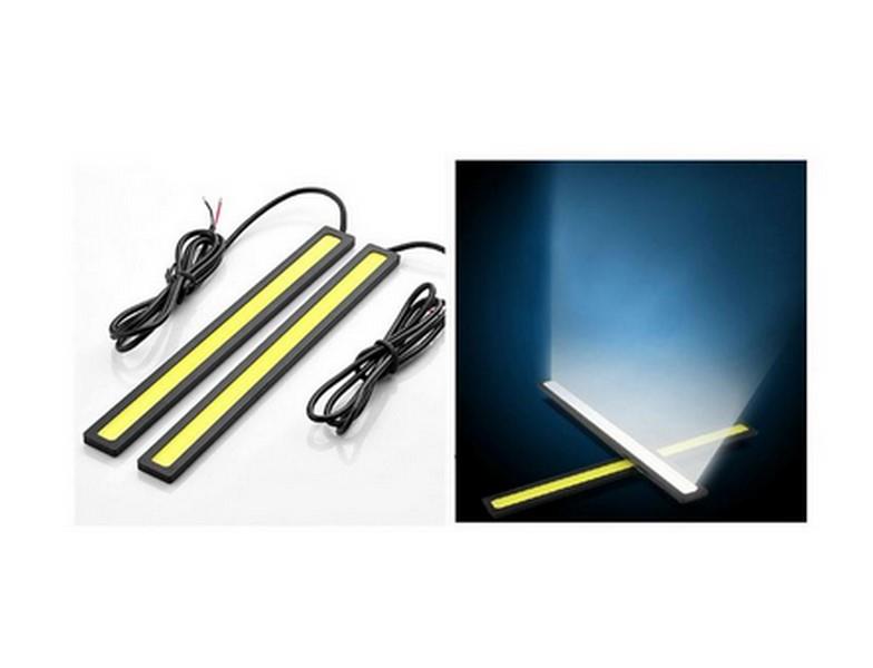 12V GÜNDÜZ SÜRÜŞ LEDİ (COB LED) (1.5 CM X 14 CM) (2 AD)