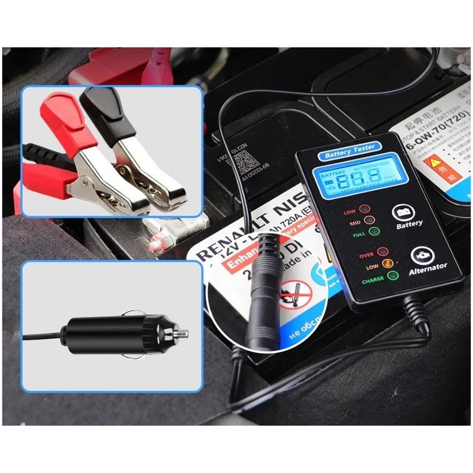 6V-25V DİJİTAL VOLTMETRE (ŞARJ ÖLÇÜM CİHAZI) (110*60*15 MM)