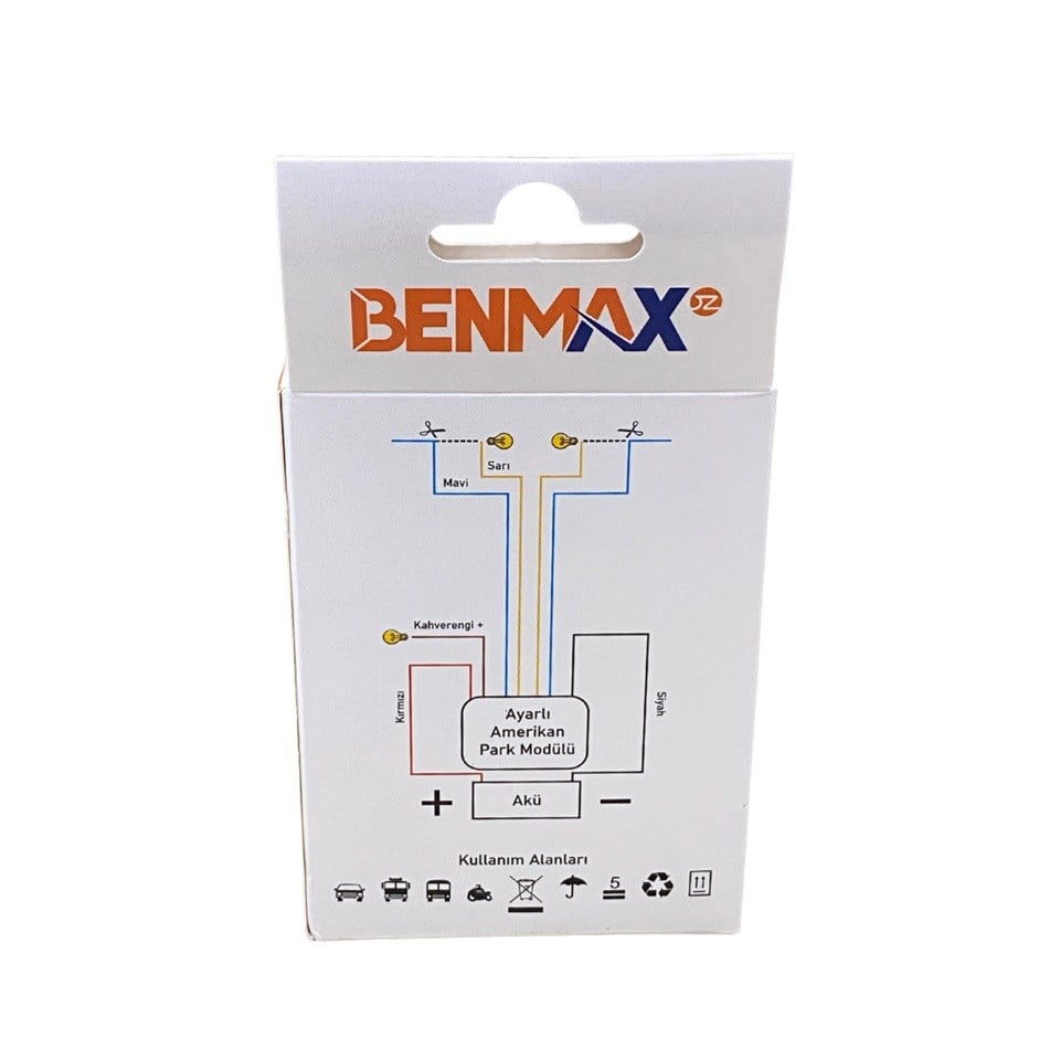 BENMAX 12V-24V AMERİKAN PARK-SİNYAL MODÜLÜ AYARLI (BEYİNLİ) 