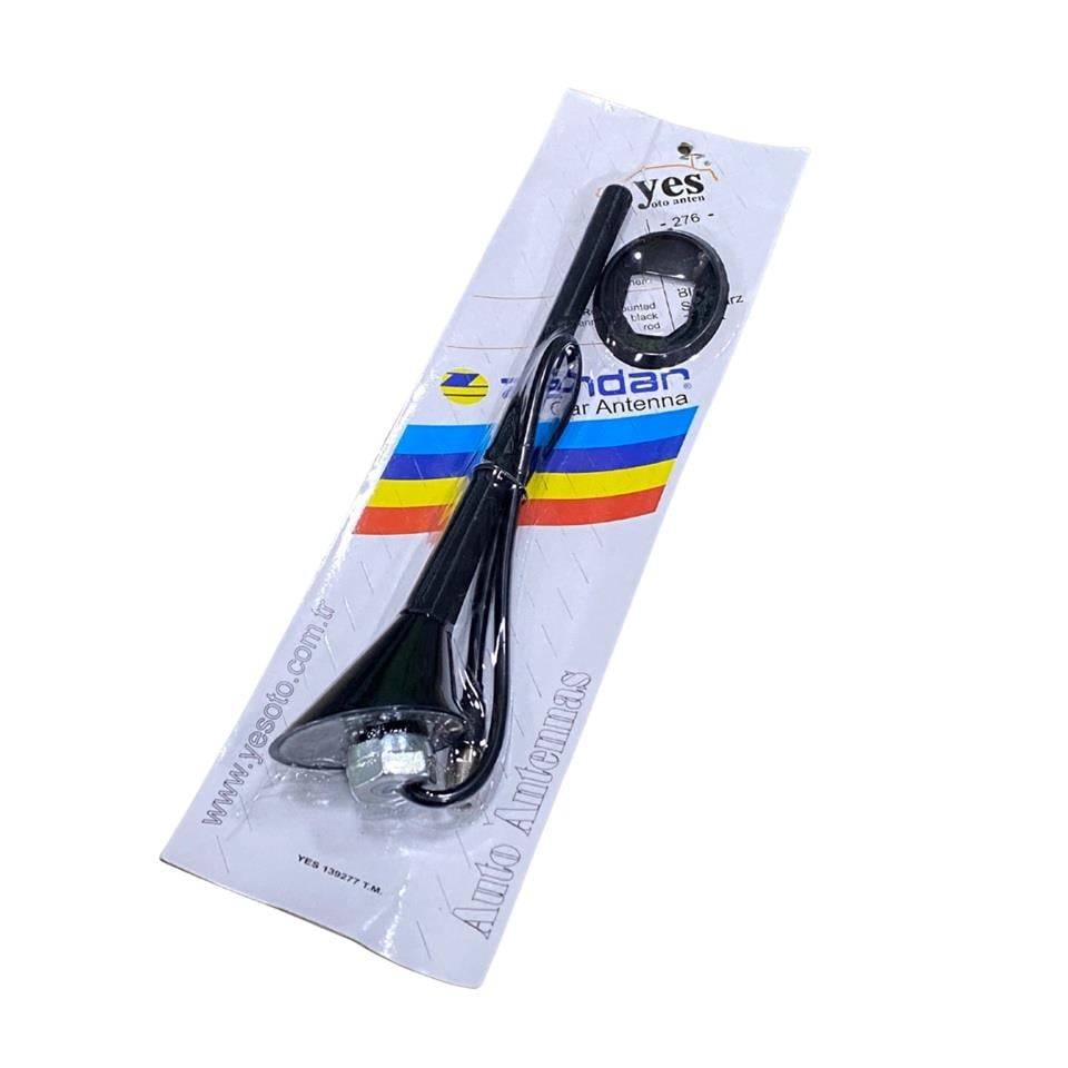 ANTEN TABANI+ÇUBUĞU (ELASTİK JOP ANTEN) (255 MM) UNIVERSAL-VW