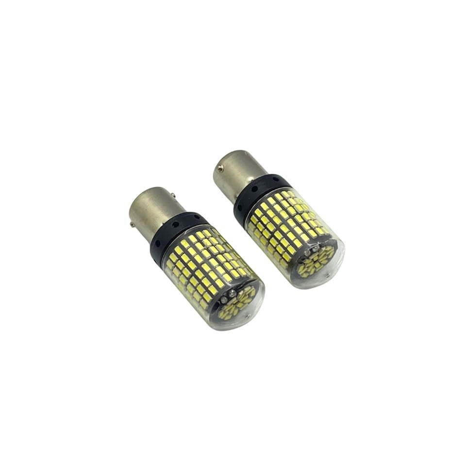 12V 93 AMPUL 144 LEDLİ  BEYAZ (DÜZ TIRNAK) (2 AD)