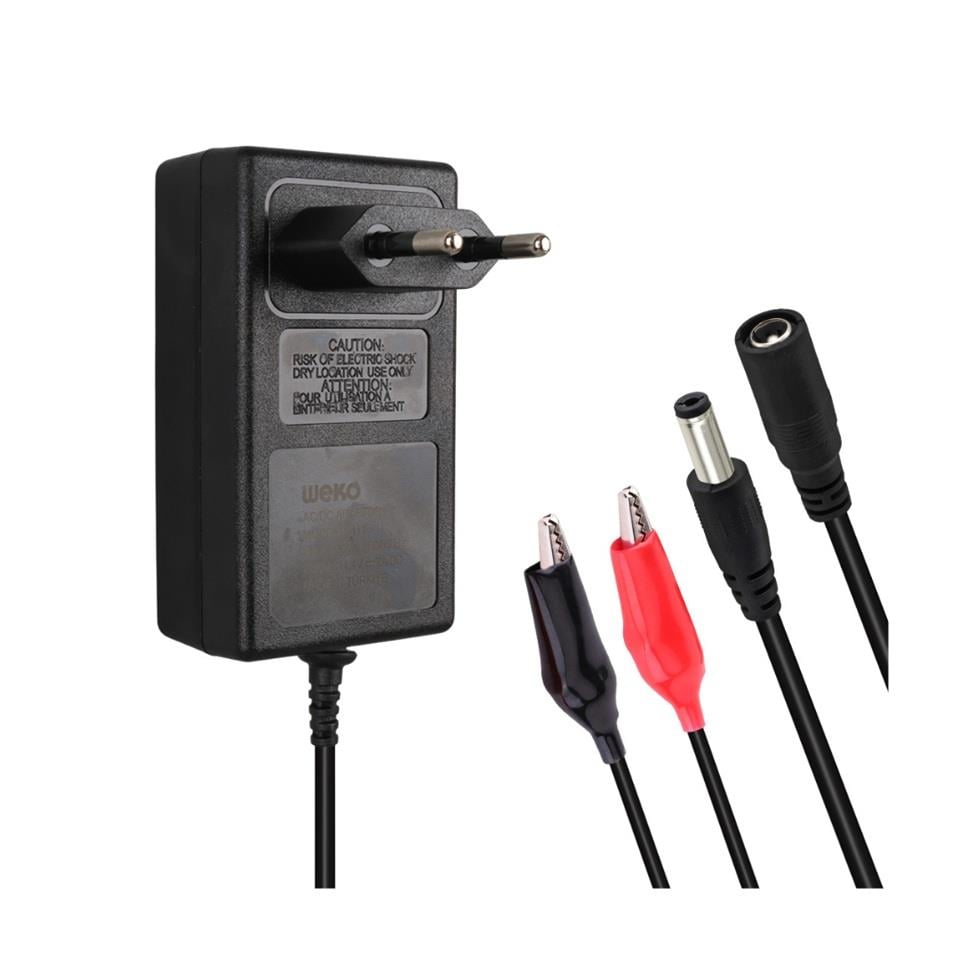 14.4V ŞARJ REDRESÖRÜ (AKÜ ŞARJ CİHAZI) (ADAPTÖRÜ) (IŞIKSIZ) 2 A