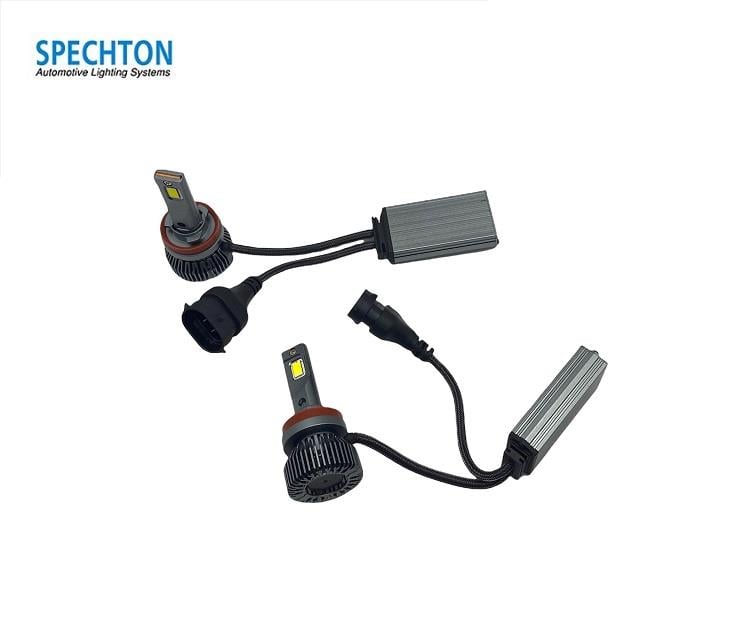 SPECHTON 10V-80V H11 CSP LED XENON FAR AMPUL SETİ 6000K 12600 LÜMEN 60W CANBUS