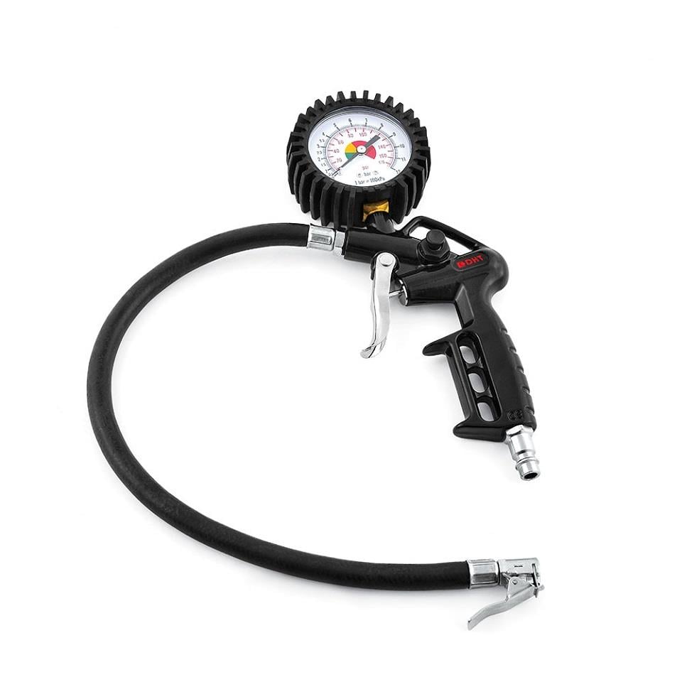 LASTİK ŞİŞİRME HAVA JAKI (BASINÇ ÖLÇERLİ) (0-220 psi) (ANALOG)