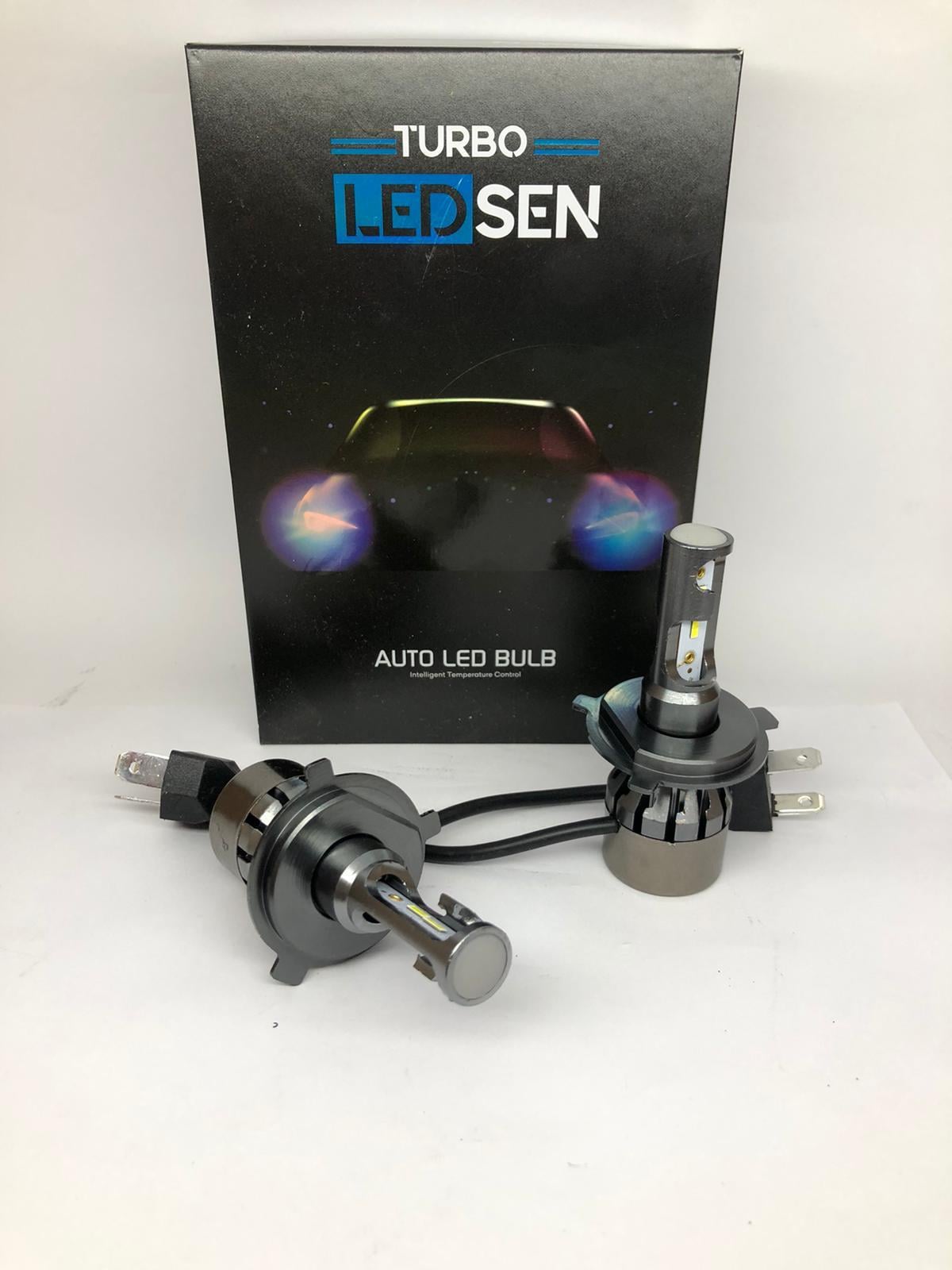12V H4 CSP LED XENON FAR AMPUL SETİ 6000K 8000 LÜMEN