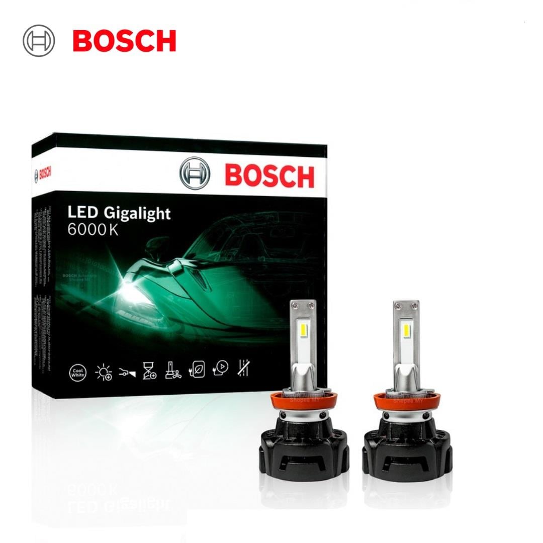 BOSCH 12V H11 CSP LED XENON FAR AMPUL SETİ 30W 6000K CANBUS