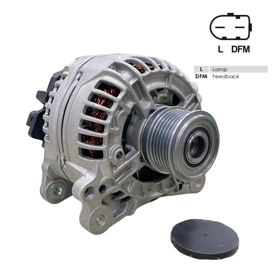 WUTSE 12V ALTERNATÖR DİNAMO BOSCH TİPİ 120 A (L-DFM) AUDI-SEAT-SKODA-VW 