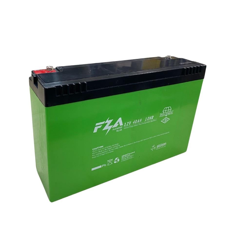 FZA 12V 40 AH ELEKTRİKLİ BİSİKLET AKÜSÜ DEEP CYCLE (UZUN ÖMÜRLÜ) (265*75*175)