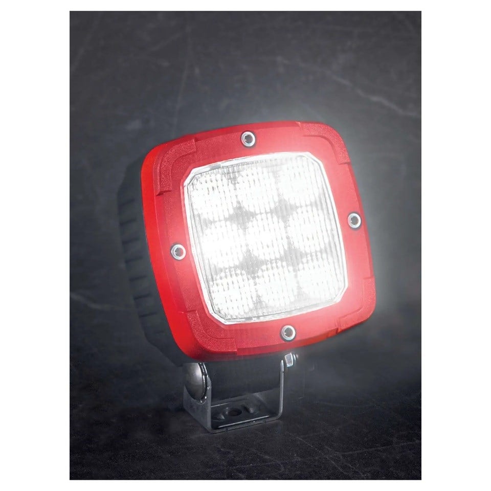 FRISTOM 12V-24V ÇALIŞMA LAMBASI 9 LEDLİ (100*100 MM) E9