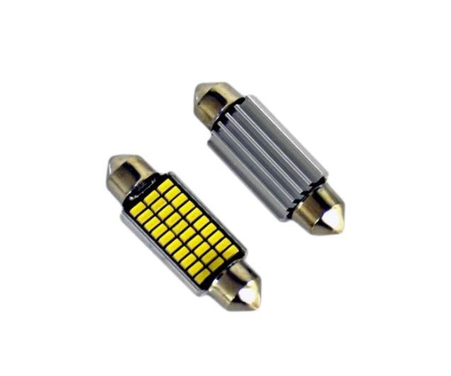 12V SOFİT AMPUL 30 LEDLİ BEYAZ 6000K (39 MM) (2 AD)