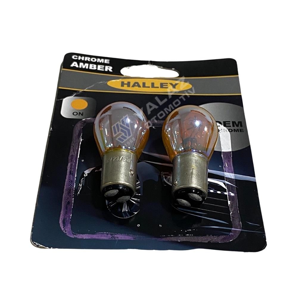 HALLEY 12V 1016 AMPUL 21/5W AMBER DİADEM SARI (ŞAŞI TIRNAK) (2 AD) ITALY