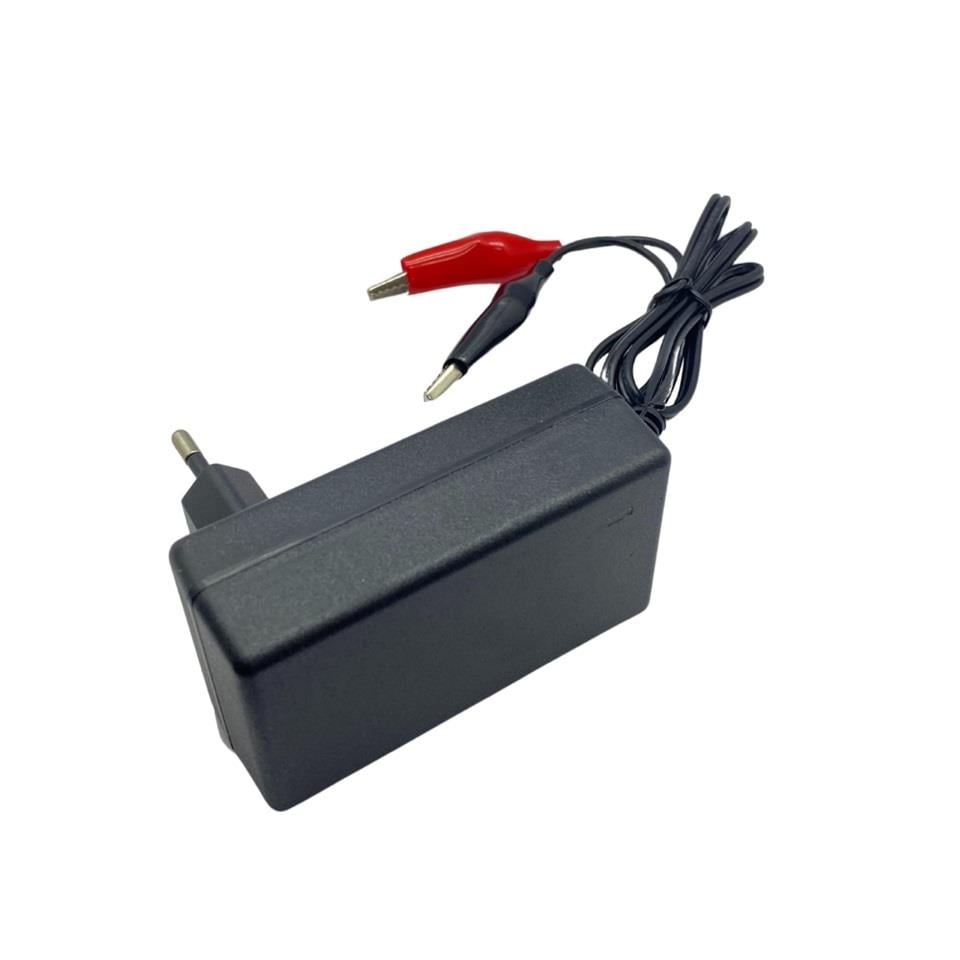 6V ŞARJ REDRESÖRÜ (AKÜ ŞARJ CİHAZI) (ADAPTÖRÜ) OTOMATİK IŞIKLI 2000 mA (2 A)