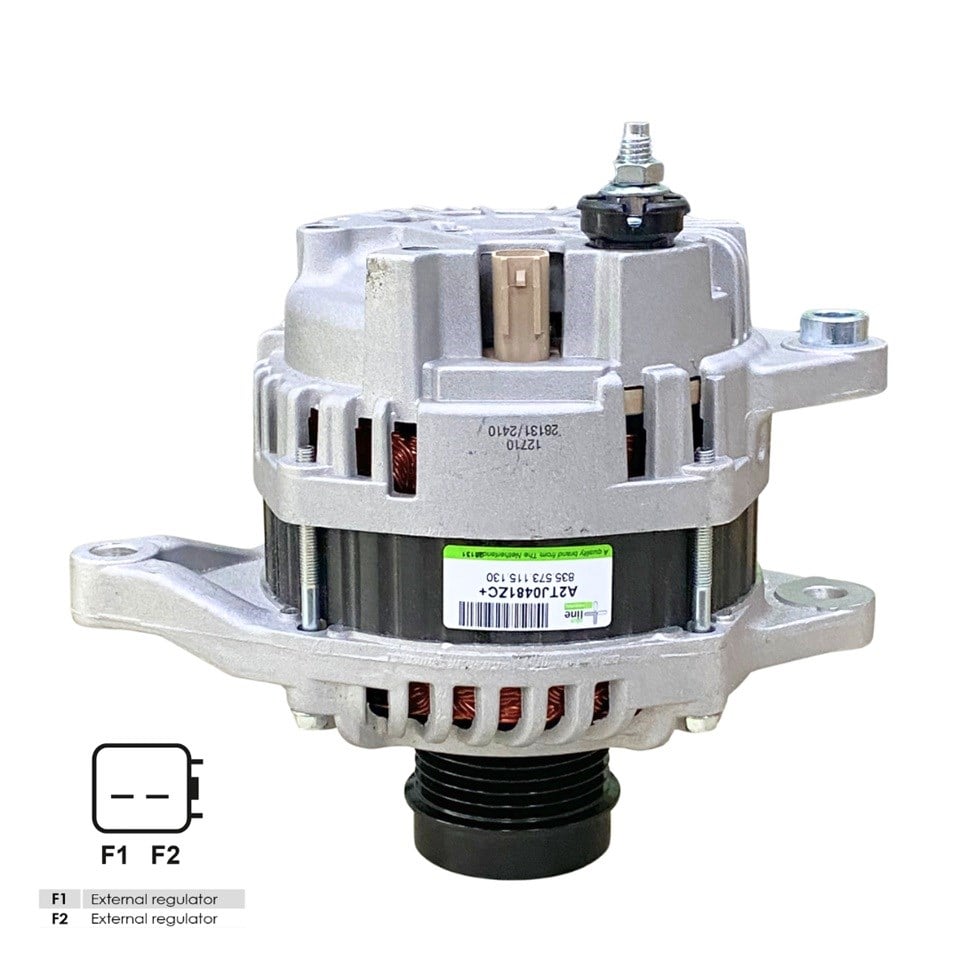 12V ALTERNATÖR DİNAMO MITSUBISHI TİPİ 115 A (2 FİŞ) (F1 F2) CHRYSLER-DODGE-JEEP