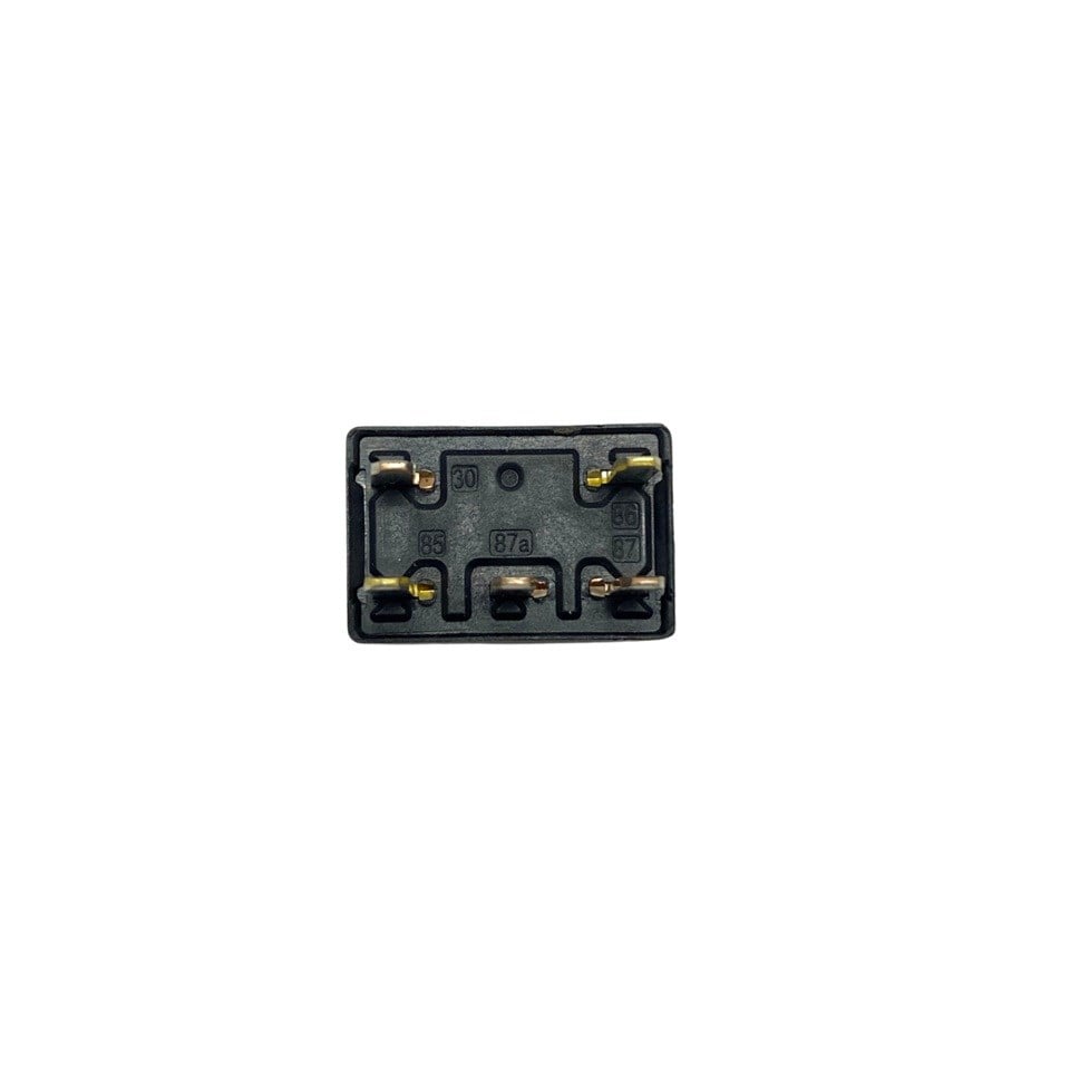 12V RÖLE 5 UÇLU 20/30 A MİKRO (USA TİPİ) (ÇİFT PLATİN) (30-85-86-87-87a)
