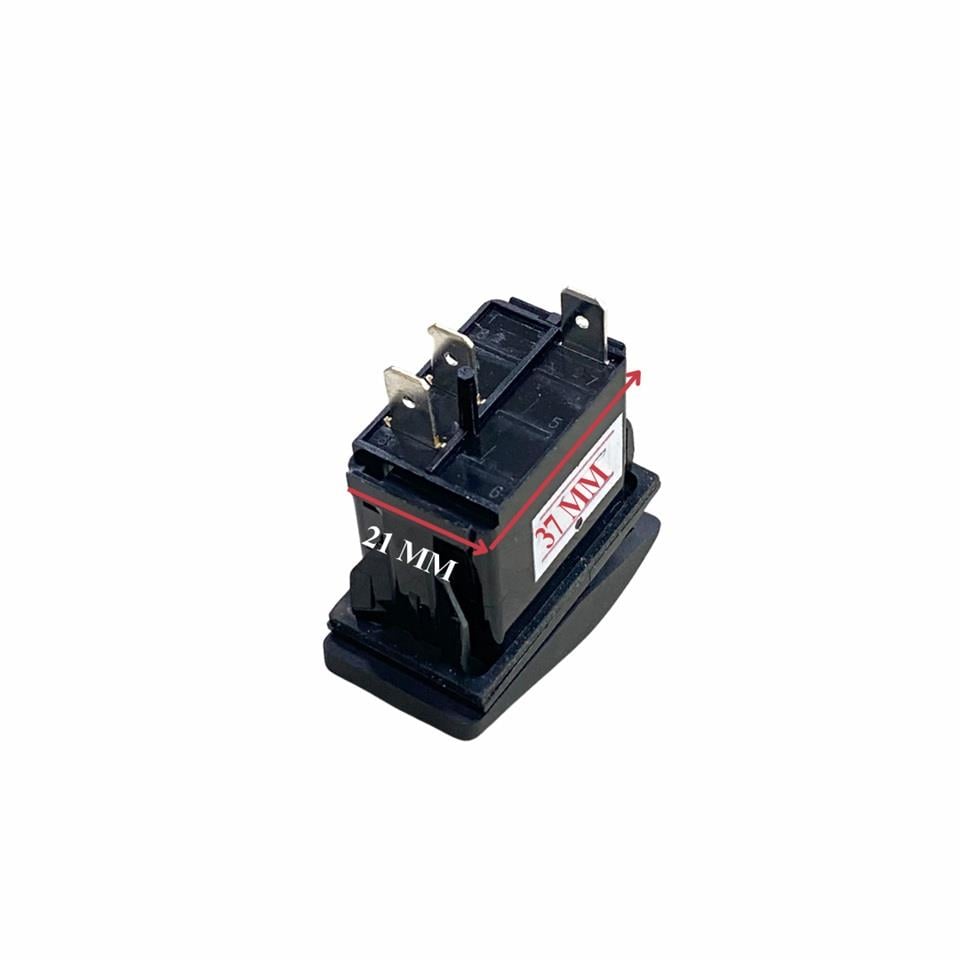 TUŞLU ANAHTAR IŞIKLI KIRMIZI BUZDOLABI (3 FİŞ) (TEK DEVRE) (12V 20A DC/24V 10A DC) MARİN