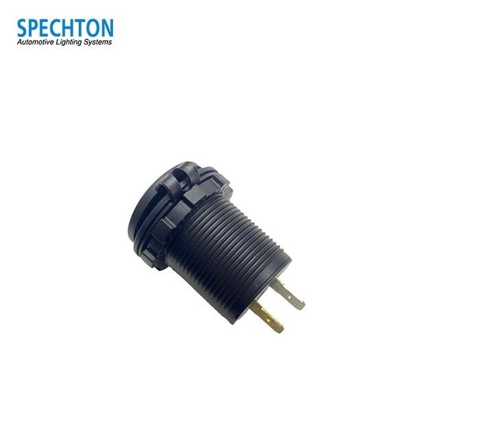12V-24V TELEFON ŞARJ CİHAZI (USB X 2) (1A/2.1A) (KAPAKLI MARİN) YEŞİL