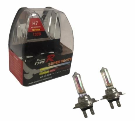 TYPER 12V H7 AMPUL 100W>130W KOLORMATİK IŞIK ( 2 AD)