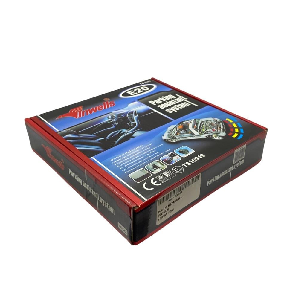 PARK SENSÖRÜ SES İKAZLI (SES AYARLI) (18 MM) BEYAZ