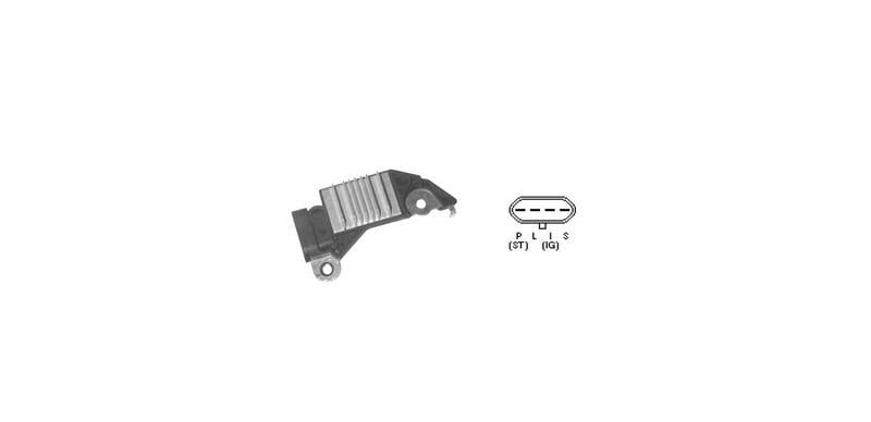 12V ALTERNATÖR KONJEKTÖR DELCO TİPİ (OVAL SOKETLİ 4 FİŞ) DAEWOO-RENAULT TWINGO