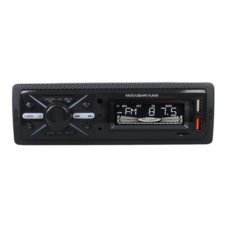 OTO TEYP-RADYO AUX/BLUETOOTH/MP3/SD KART/USB X 2 ŞARJ (UZAKTAN KUMANDALI) (7 RENKLİ)