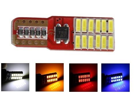 FORZA 12V DİPSİZ AMPUL T10 (24 LEDLİ) MAVİ SMD CB (2 AD)