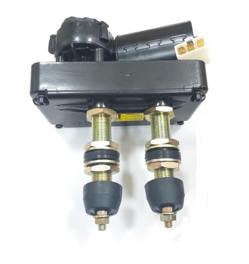 24V SİLECEK MOTORU MEKANİZMALI ÇİFT MİLLİ 70/70 (KAPALI)