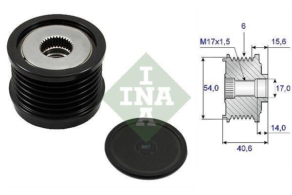 INA-LITENS ALTERNATÖR KASNAK RULMANLI 6-KANAL ALFA ROMEO GIULIETTA-FIAT 500L-JEEP RENEGADE