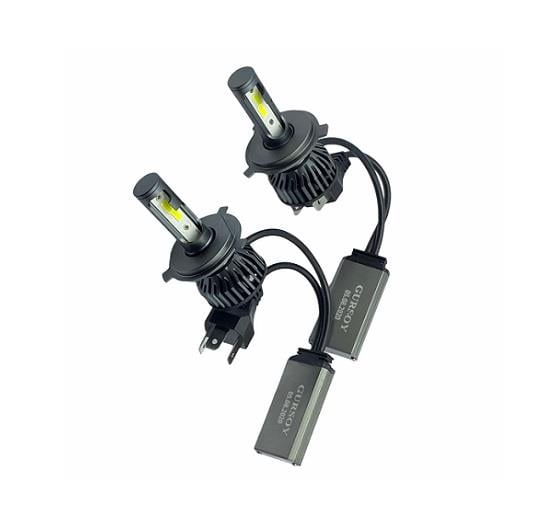 12V H4 DOB LED XENON FAR AMPUL SETİ 6500K 8000 LÜMEN