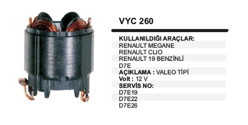 12V MARŞ GÖVDESİ VALEO TİPİ D7 RENAULT CLIO/MEGANE/R19