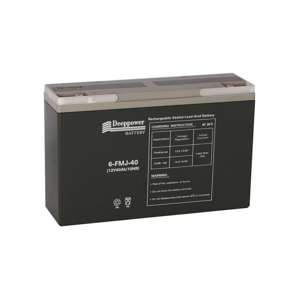 DEEPPOWER 12V 40 AH ELEKTRİKLİ BİSİKLET AKÜSÜ DEEP CYCLE (UZUN ÖMÜRLÜ) (265*80*170)